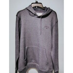 Hurley Mens Gray Heather Fleece Lined Pullover Hoodie Sweatshirt Size M NWT
